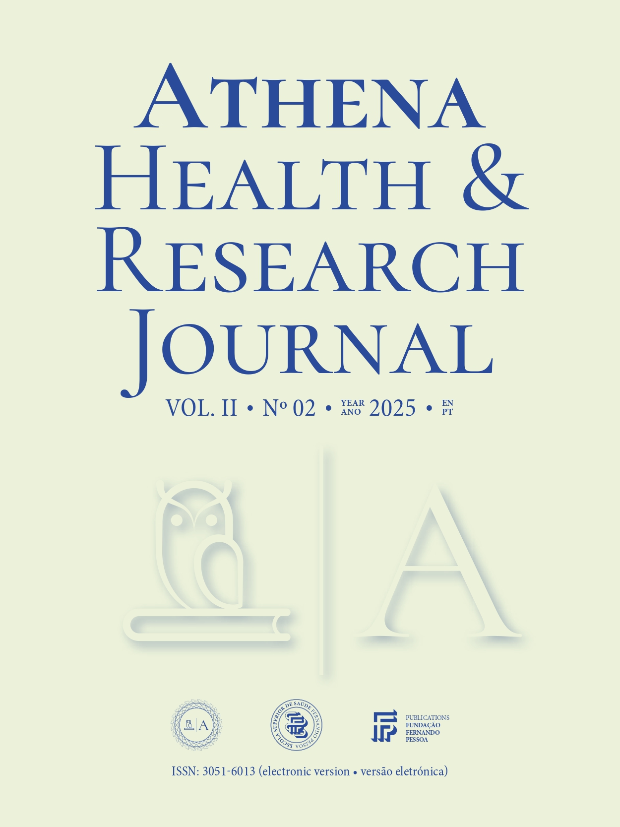 					View Vol. 2 No. 2 (2025): Athena Health & Research Journal
				